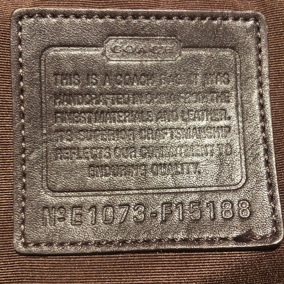 Coach Large Signature Jacquard CC Monogram Tote Travel Weekend or Diaper Bag - Picture 6 of 8